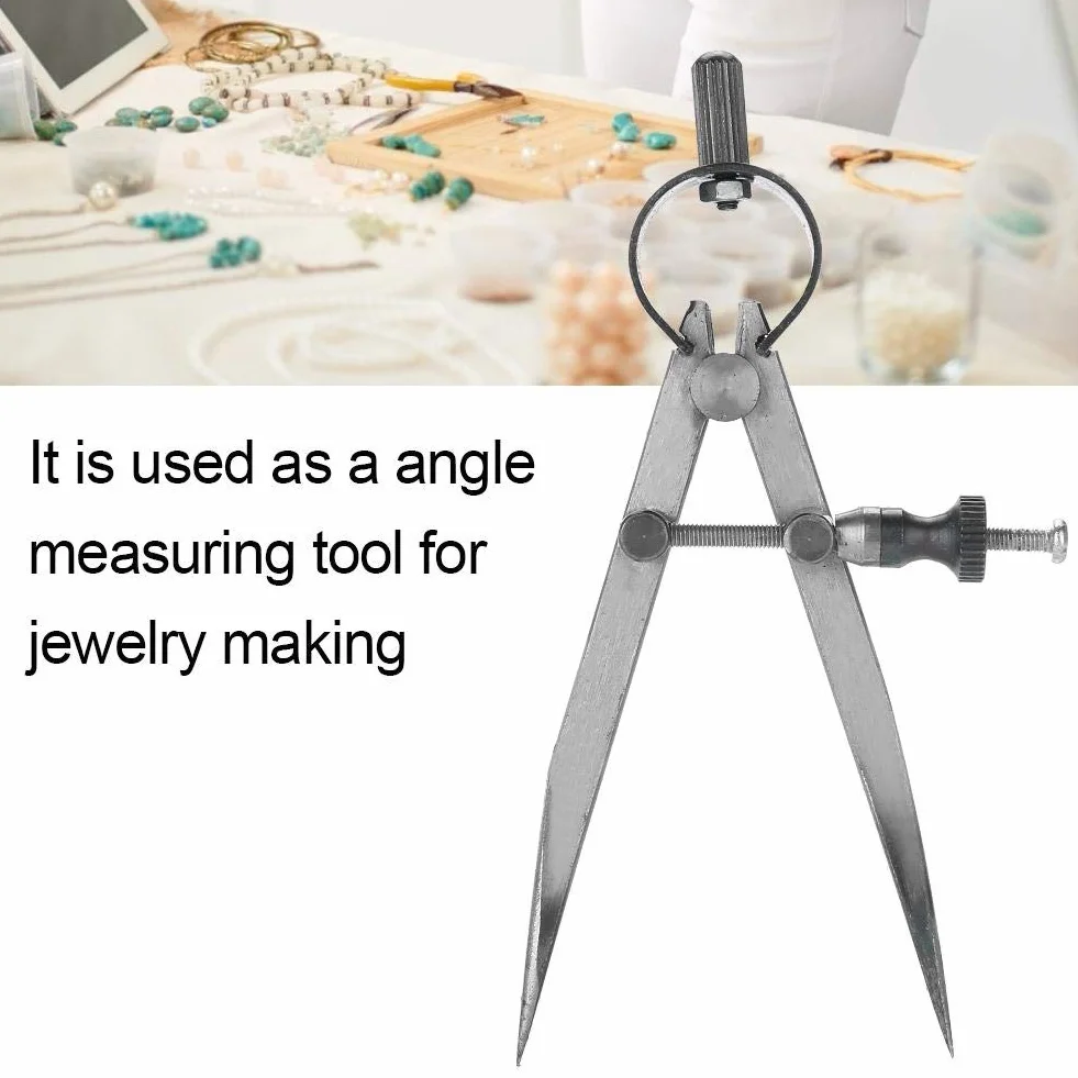 Divider Caliper Spring Caliper Flat Leg Precision Angle Measuring Tool regolabile