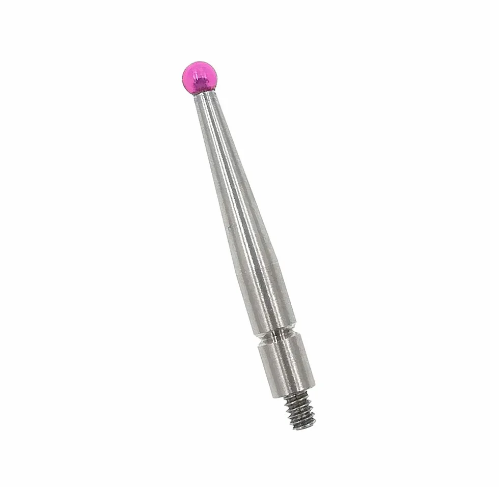 SUXING Tastatori intercambiabili per comparatori a leva, Tasti con filetto M1,6, Lunghezza 20.9mm, Sfera di rubino Ø 2 mm 21CZA201