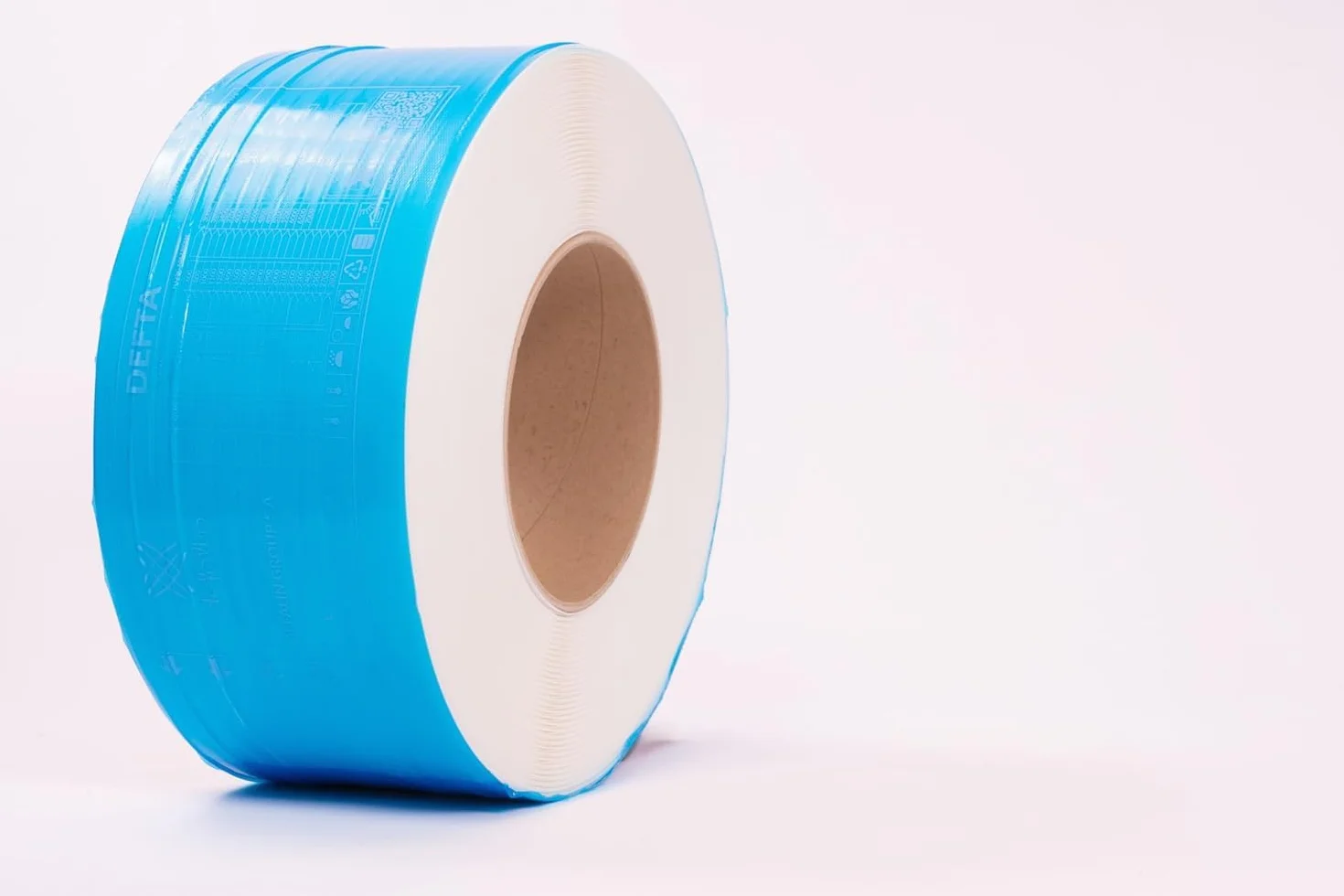 Nastro Reggetta in Polipropilene PP – 1 Rotolo 2800m Bianco, 12mm Larghezza, 0,6mm Spessore, Resistenza 158kg – Ideale per Macchine Reggiatrici Automatiche e Manuali