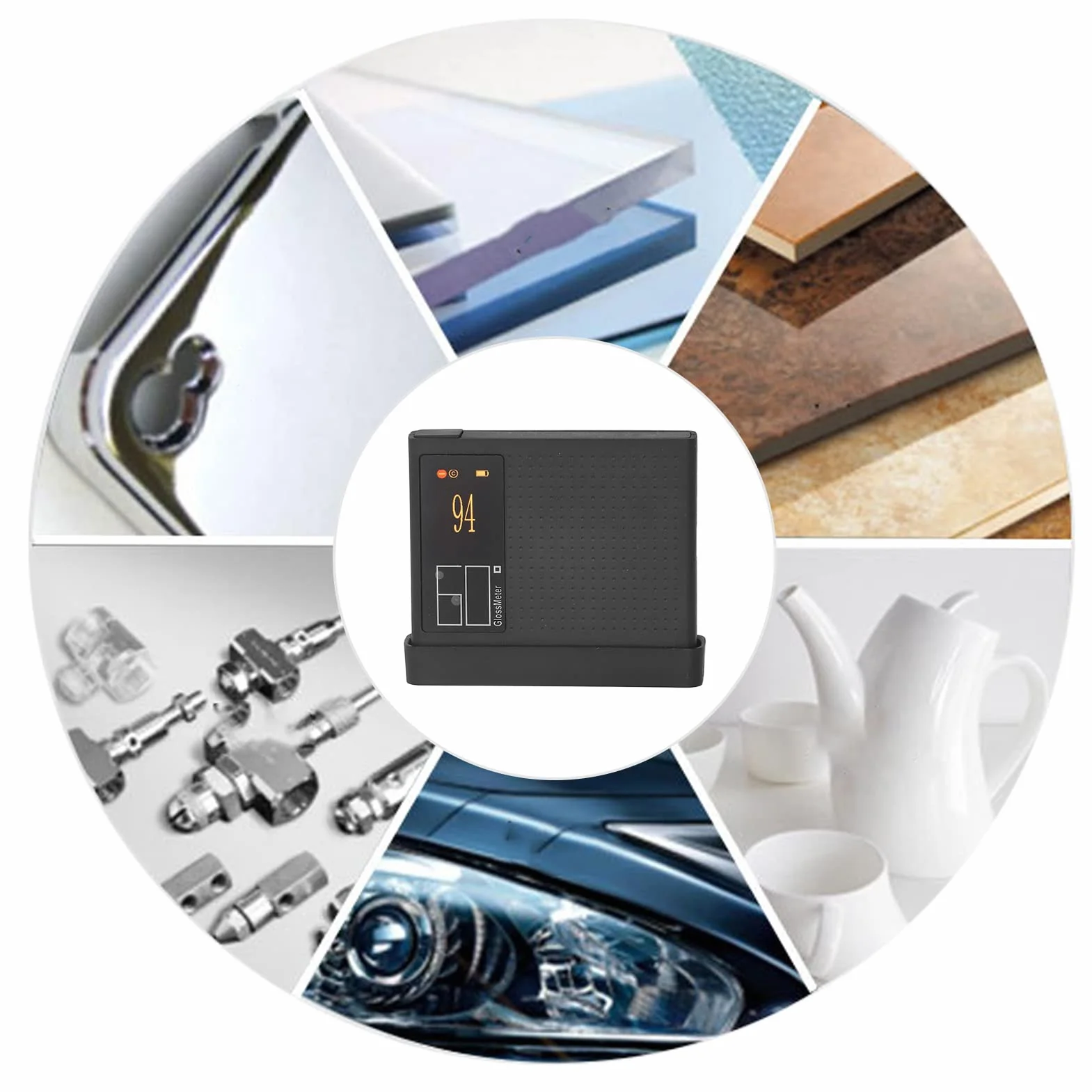 Glossmetro Autocalibrazione 20˚ 60˚ 85˚ DG60-SE Vetro Hardware Telefono Cellulare Automobile