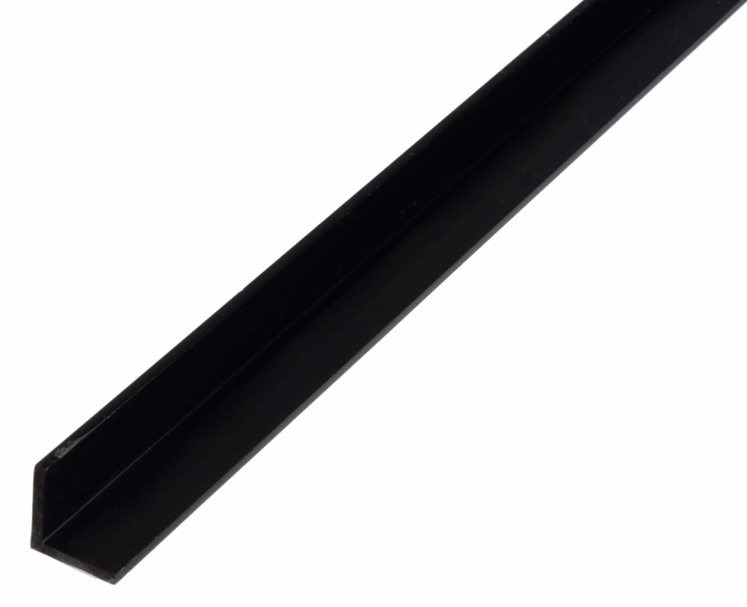 Alberts Profilo angolare plastica nero 1000 x 20 x 20 mm