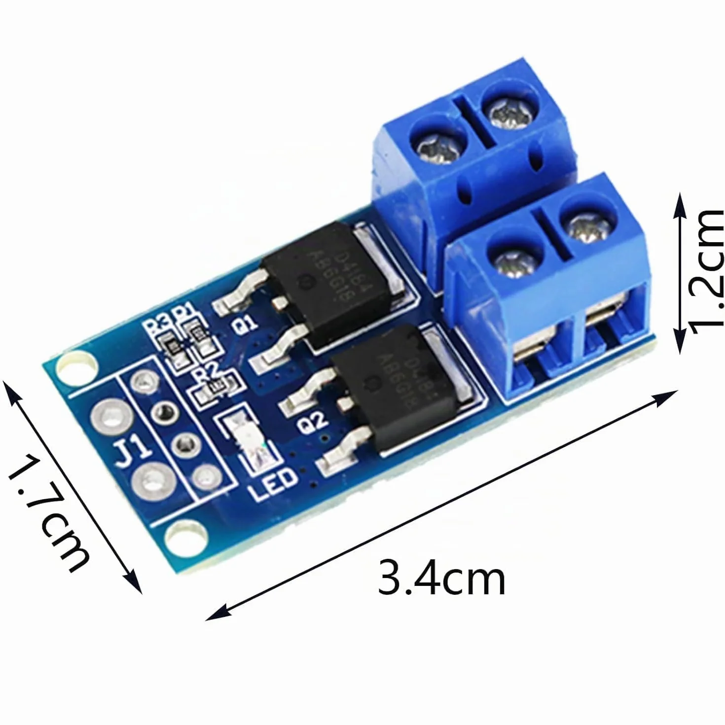 Modulo Driver Dual Mosfet 400W DC 5V-36V PWM Regolatore