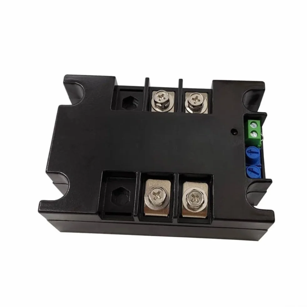 Motore monofase Soft Starter 220V Controller motore elettrico per acqua per compressore ventilatore, tensione regolabile per -30s, modulo ABS compatto per nastri trasportatori mulini a sfere (SSR