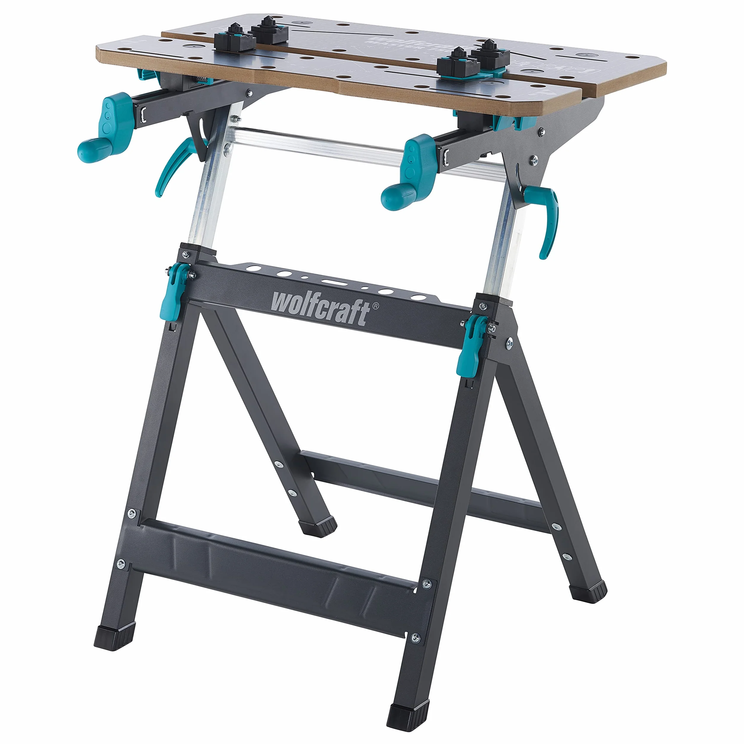 wolfcraft MASTER 750 ERGO Banco morsa e portamacchine I 6871000 I Il banco morsa e portamacchine regolabile in altezza