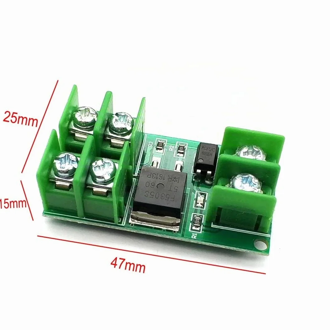 Scheda di Controllo Interruttore Elettronico F5305S Ingresso 3V-24V Uscita 5V-36V Modulo Interruttore a Impulsi DC con Optoaccoppiatore MOSFET