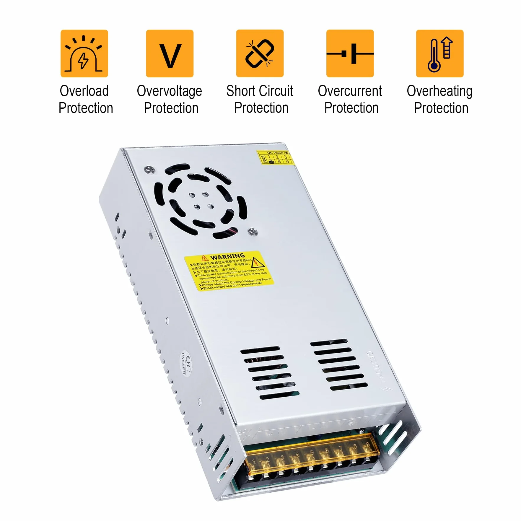 24V 25A 600W 110/220VAC-DC24V Adattatore Trasformatore per LED Striscia La Guida IL Passaggio Di Potere IL Trasformatore L'Industria Elettrica CCTV Monitor Alimentatore 600 Watts