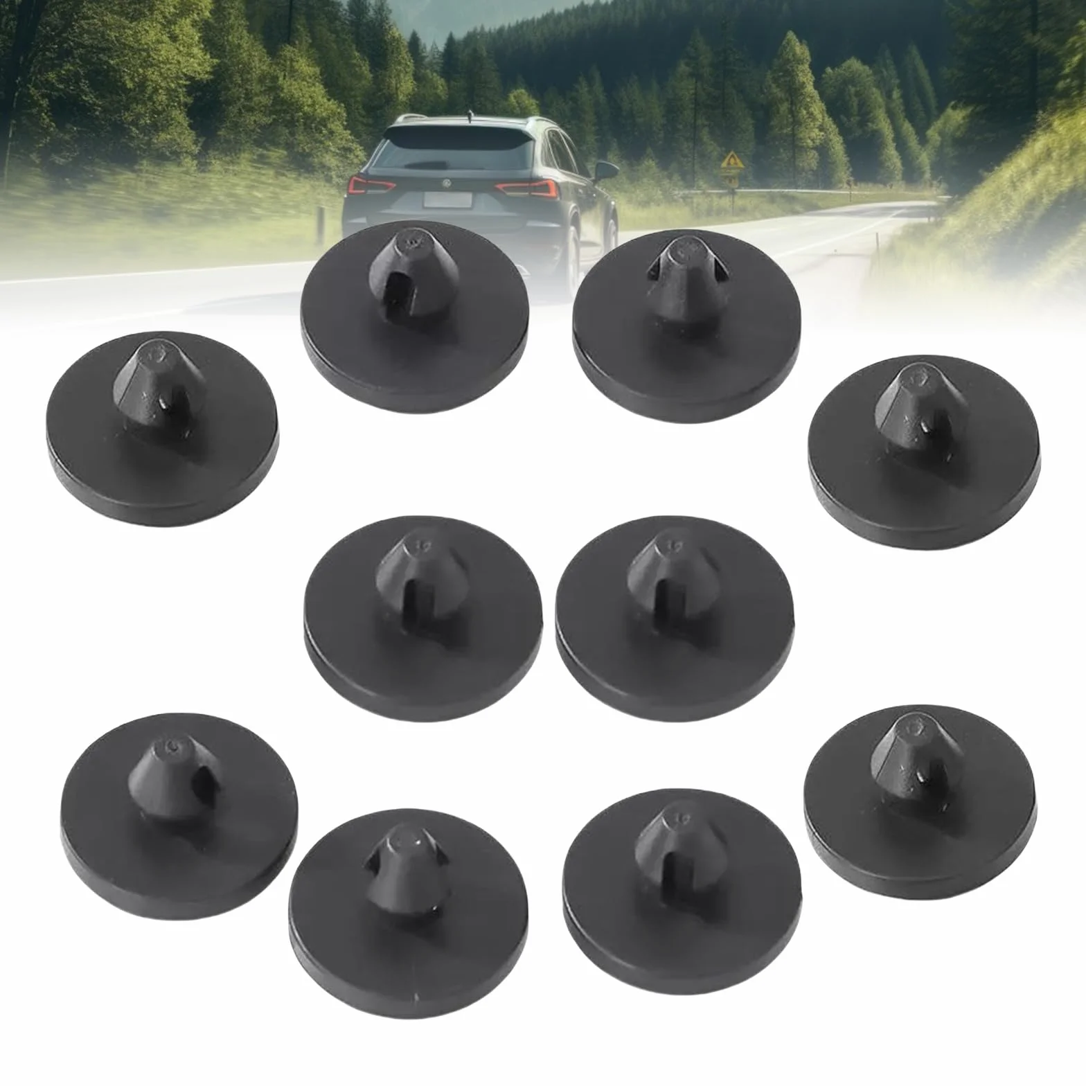 Interruttore Freno Auto 90541-06036, Supporto Pedale Freno, Stopper Pedale, 10 Pezzi