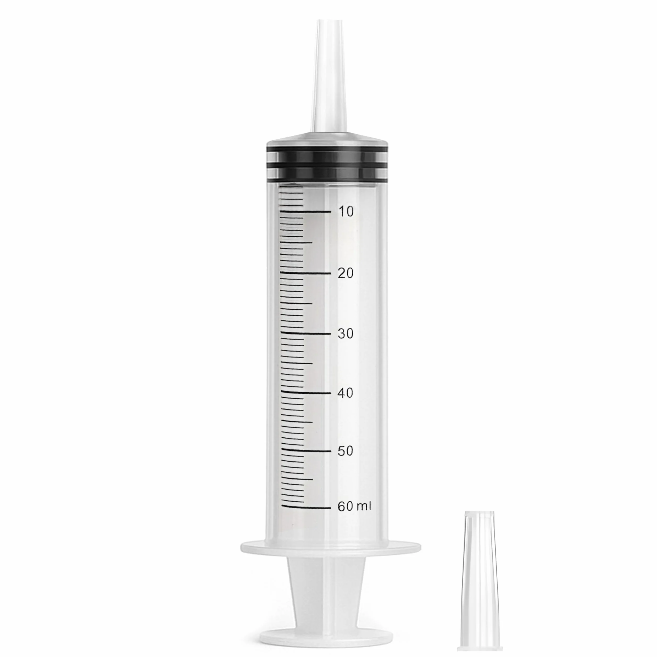 Siringhe cono catetere sterili 60 ml 25 pezzi senza ago cono centrale atossiche apirogene