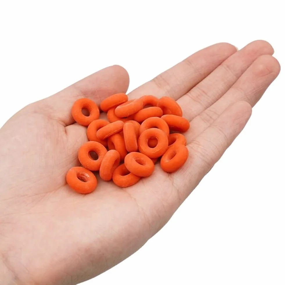 Pinza per castrazione Anello 100 pezzi Anello di gomma per coda di taglio cerchio elastico per castrazione per ovini bovini da fattoria