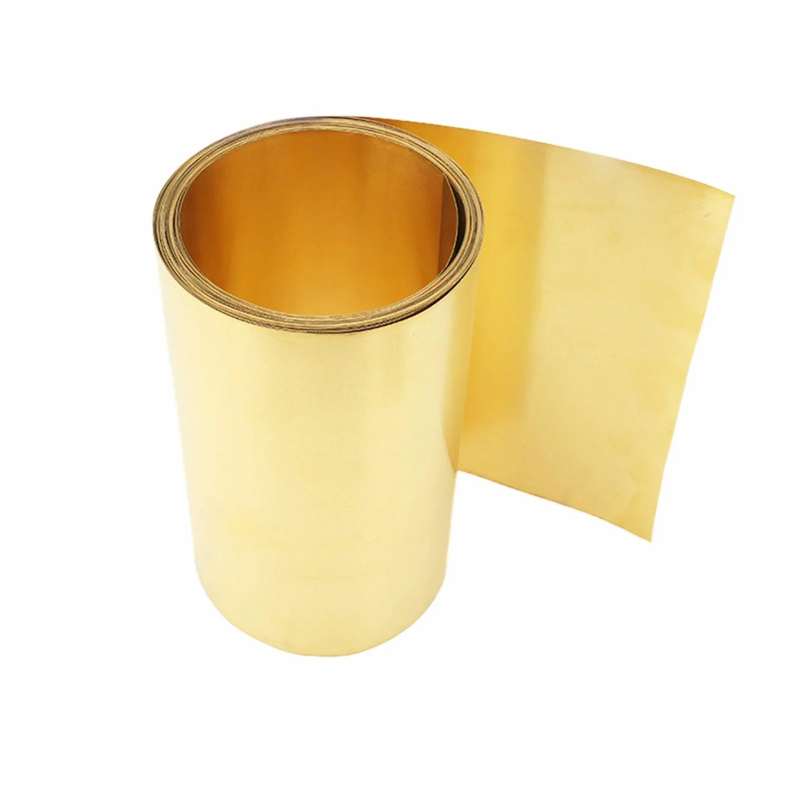 Zkenshan-Fogli di Ottone Spessore 0.1/0.2/0.3/0.5mm * Larghezza 20/30 / 50mm, 1 Metro/Rotolo Striscia in Ottone Sottile Striscia in Oro Pellicola ad Alta purezza Piatta PIASTONE in Blass H62,