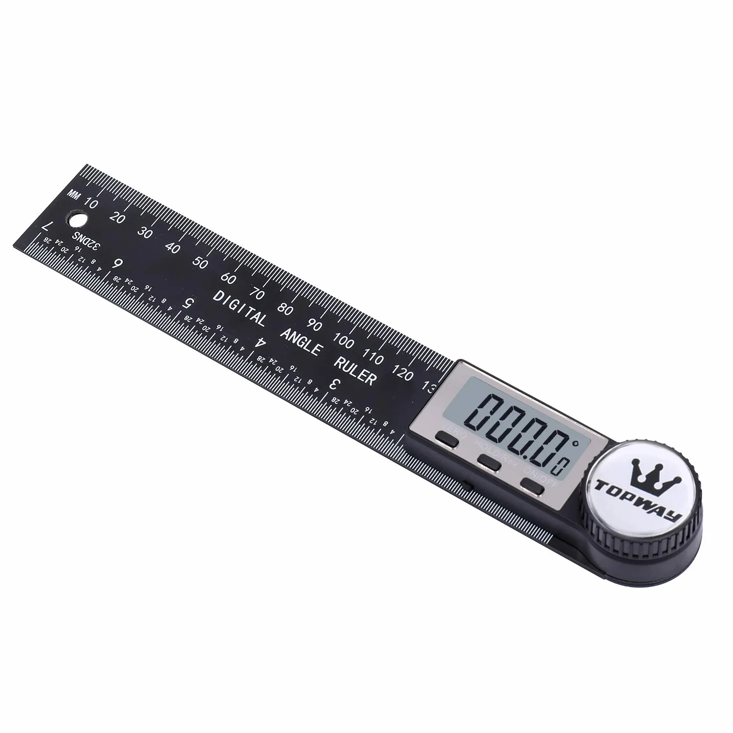 TOPWAY Digital Angle Finder 8" 200mm 0-360° Goniometro Digitale Inclinometro Elettronico