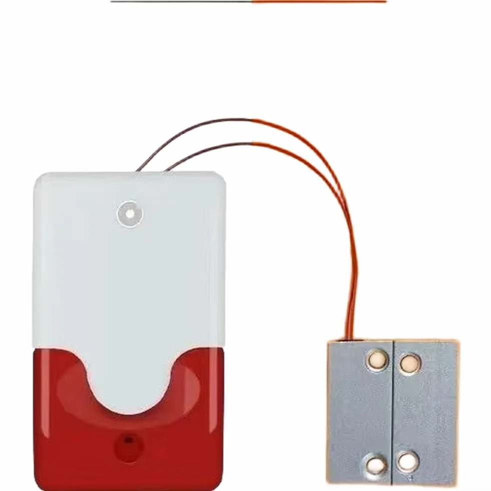 Allarme magnetico per porta metallica con suono da 100 dB e luce lampeggiante per sicurezza antincendio in scuole, uffici e edifici commerciali