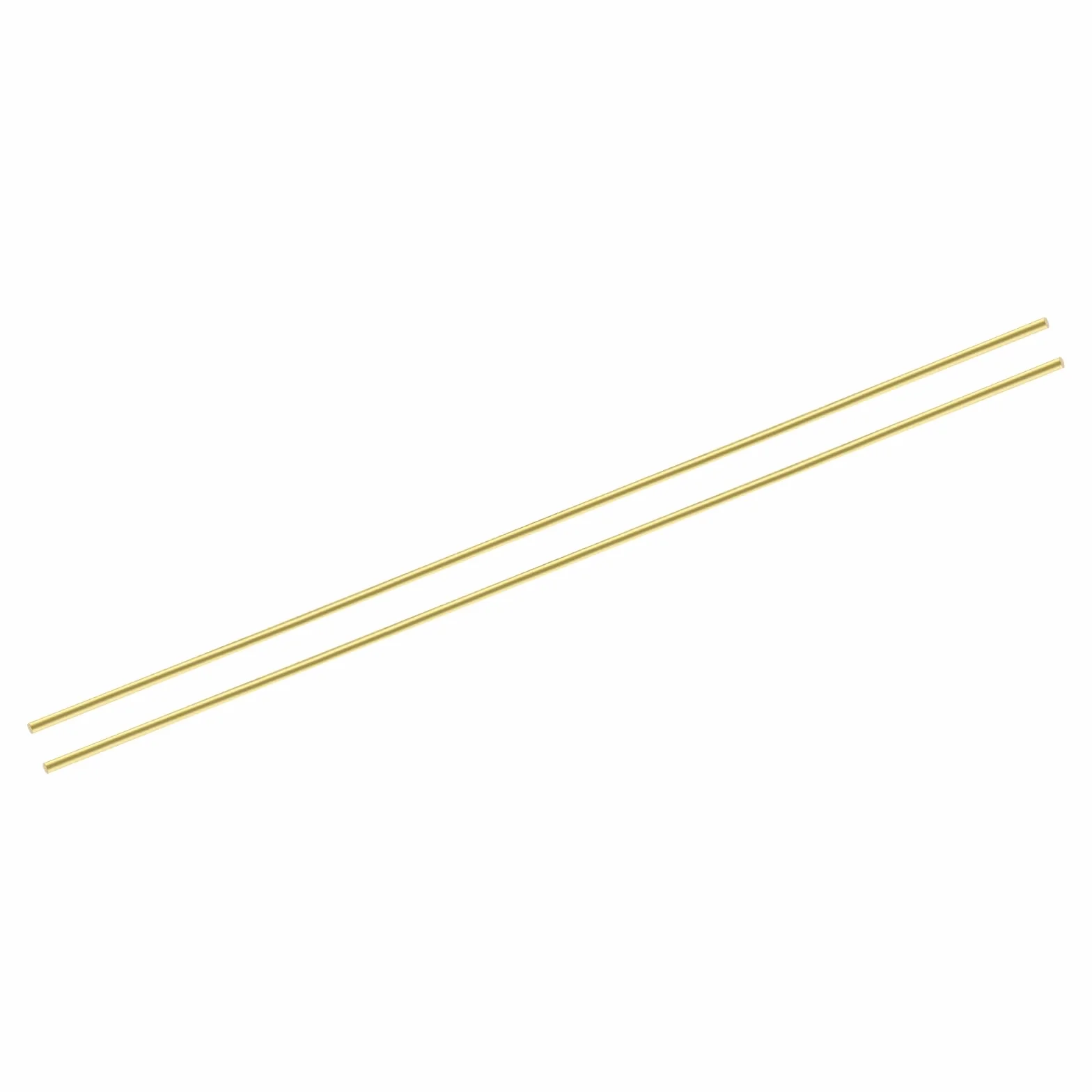 QUARKZMAN 2pz Aste in Ottone (3mm)1/8" x (300mm)12" Asta Tonda in Ottone Massiccio per Manici Coltelli Pin Fai Da Te Modellismo Aereo