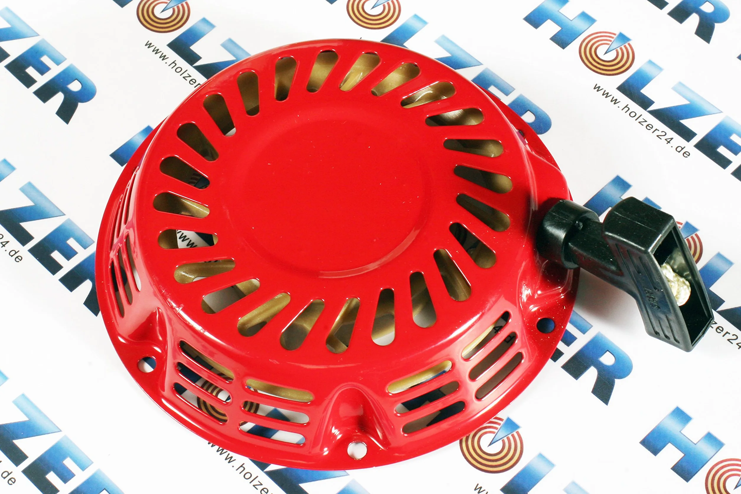 HOLZER Avviamento a strappo per motori a benzina e generatori di corrente da 5,5 e 6,5 HP/rosso