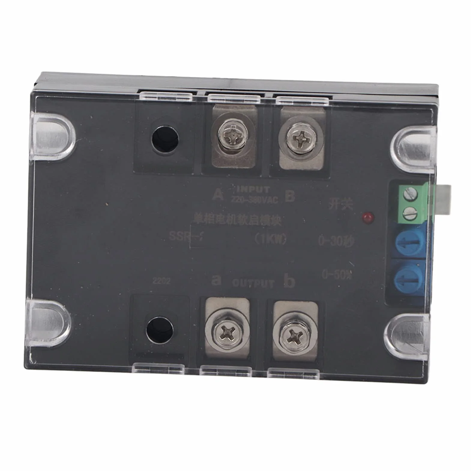 SSR-20WA-R (1KW) Avviamento graduale motore bifase monofase, modulo ottico modulo soft start con fondo in alluminio(Module)