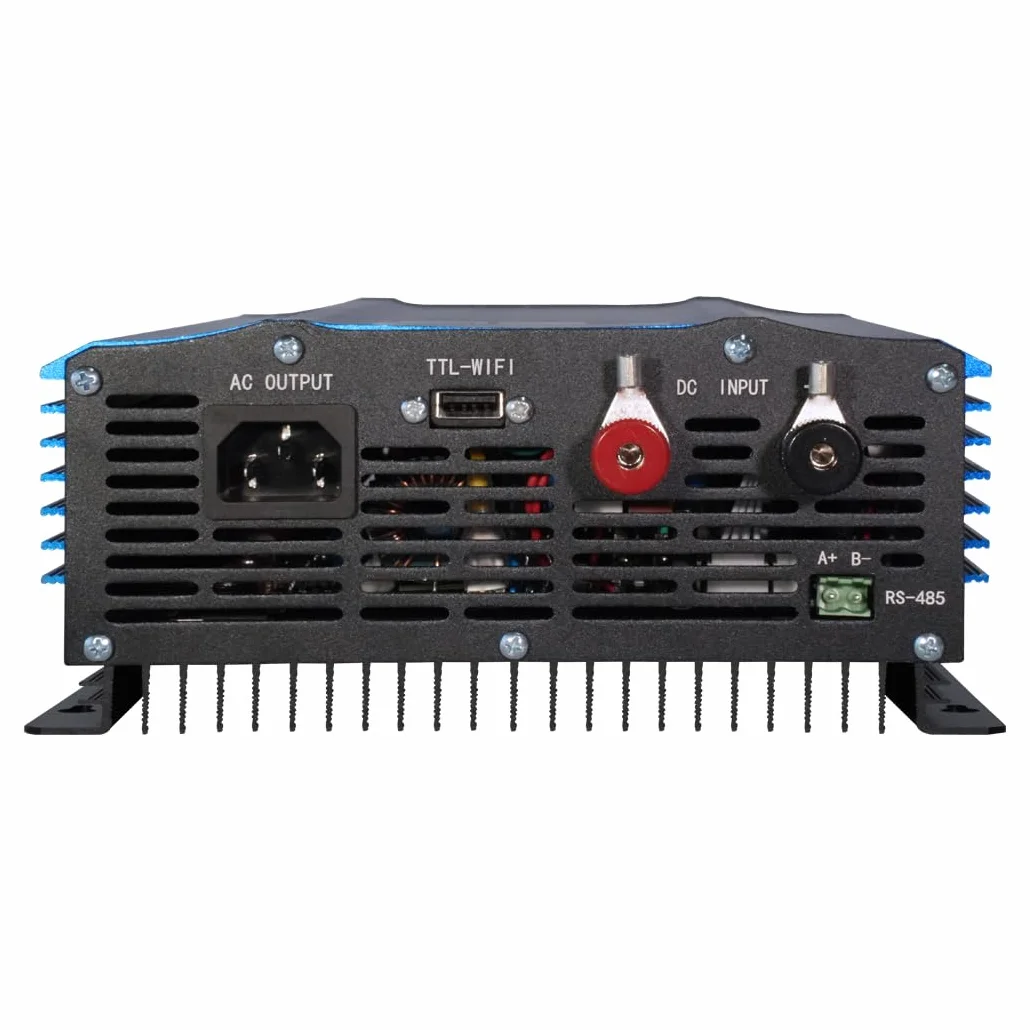 Aggiornamento: SOGTICPS 1200 W Mains Connected Inverter Power Limiter LCD DC55-90 V Solar Input AC230 V Pure Sine Output, funzione WiFi opzionale