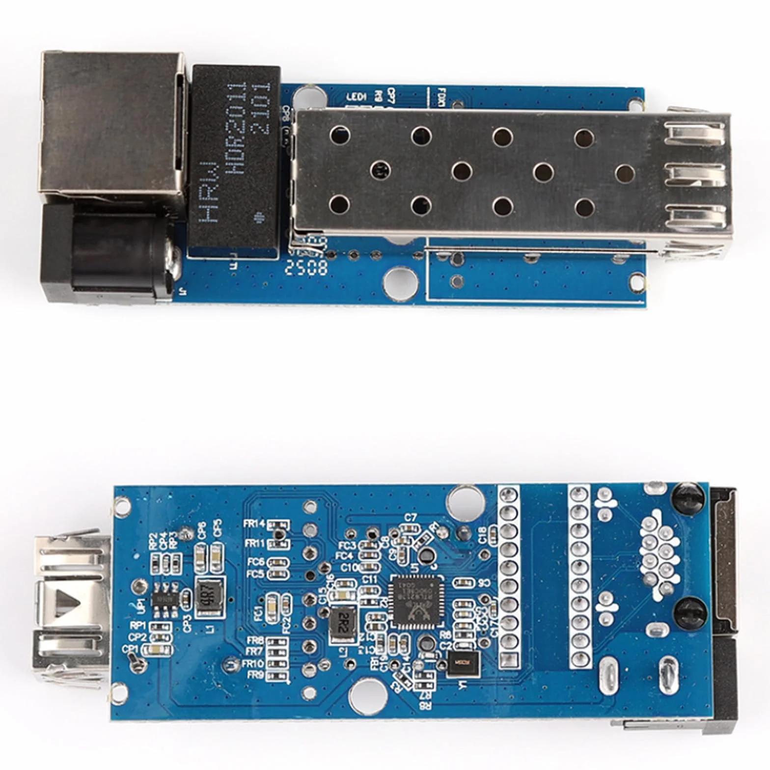 Konwertery Gigabit Ethernet Światłowodowe z Modułami SFP i SFP, PCB