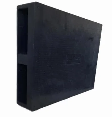 Pallet in plastica 80x60 | ANTISCIVOLO COMPLETO (pieno, PE riciclato)