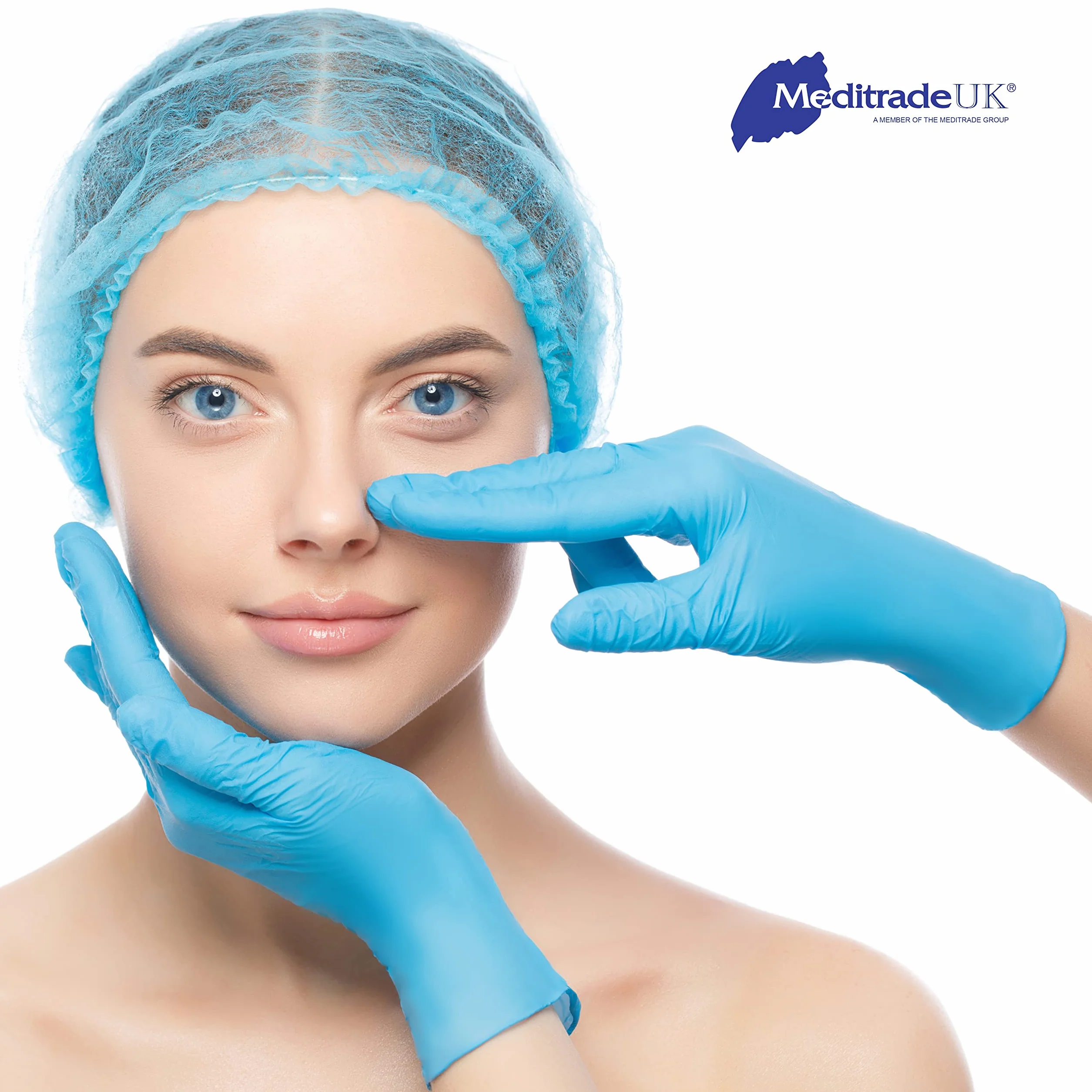 Guanti usa e getta in nitrile NextGen 100 pezzi M Blau
