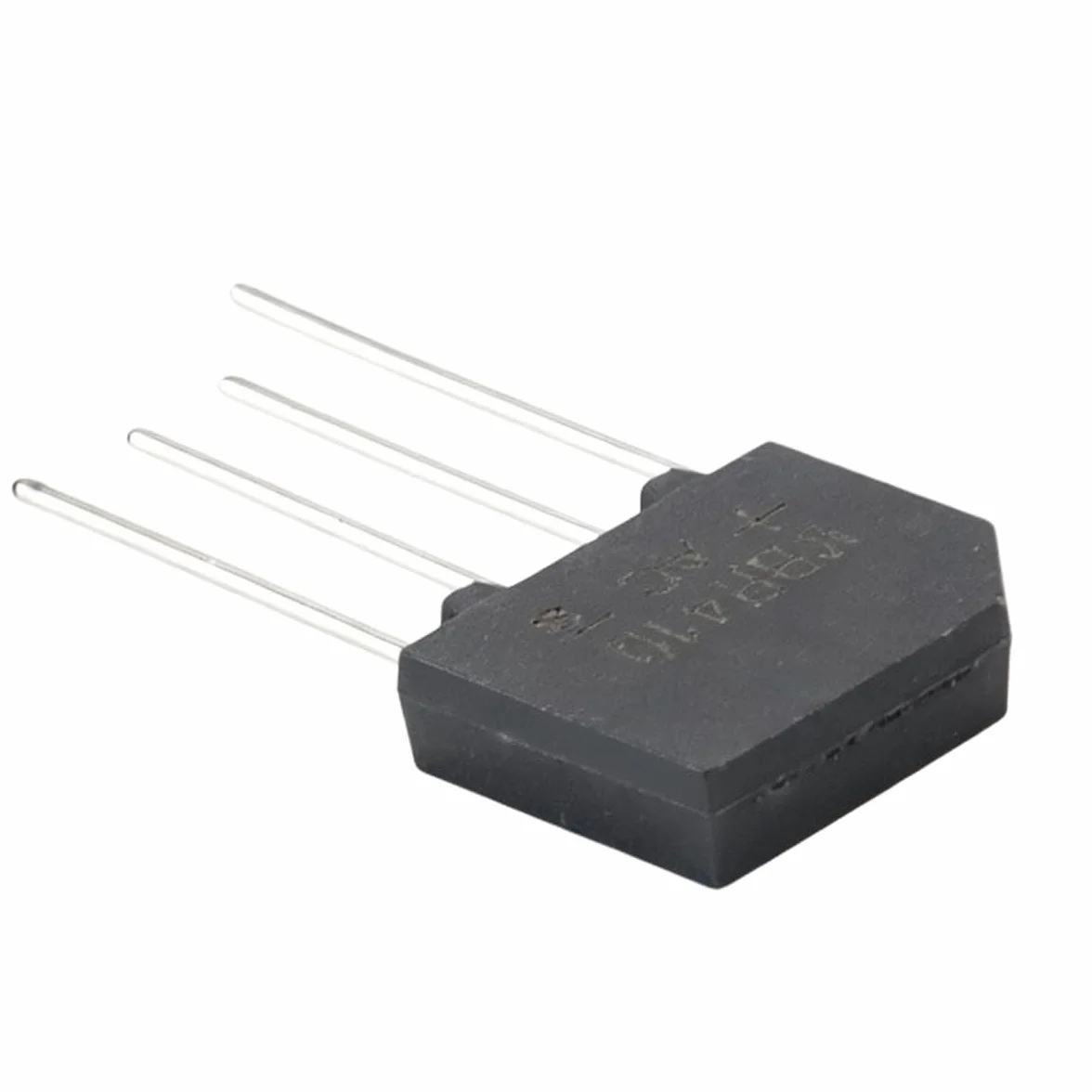 KBP410 - 10 diodi raddrizzatori a ponte monofase, 1000 V/4 A, onda intera, 4 Ampere, 1000 Volt, diodi elettronici al silicio, 4 pin