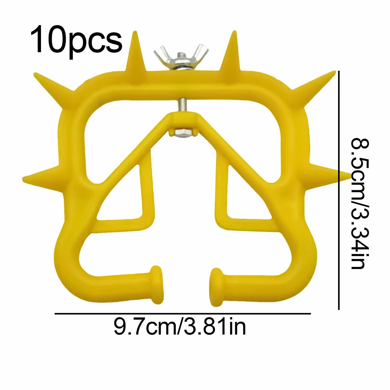 Anello al naso per lo svezzamento del vitello, svezzamento del vitello con di naso di mucca - 10 pezzi Anello per naso per bestiame Vitello Mucca Svezzatore per bestiame,Svezzamento per vitelli Quiet