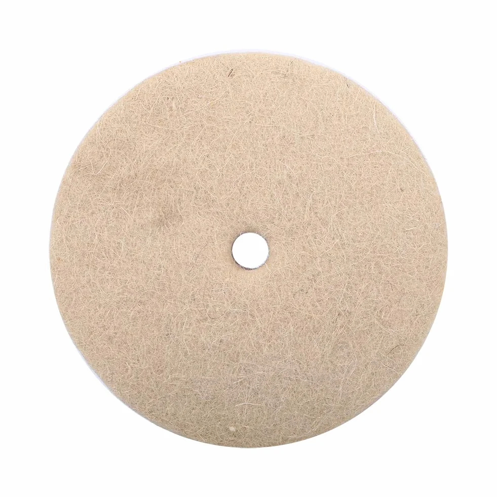 GOTOTOP Ruote di Lucidatura in Feltro 4 Pollice 100x25mm Morbido Disco Lana