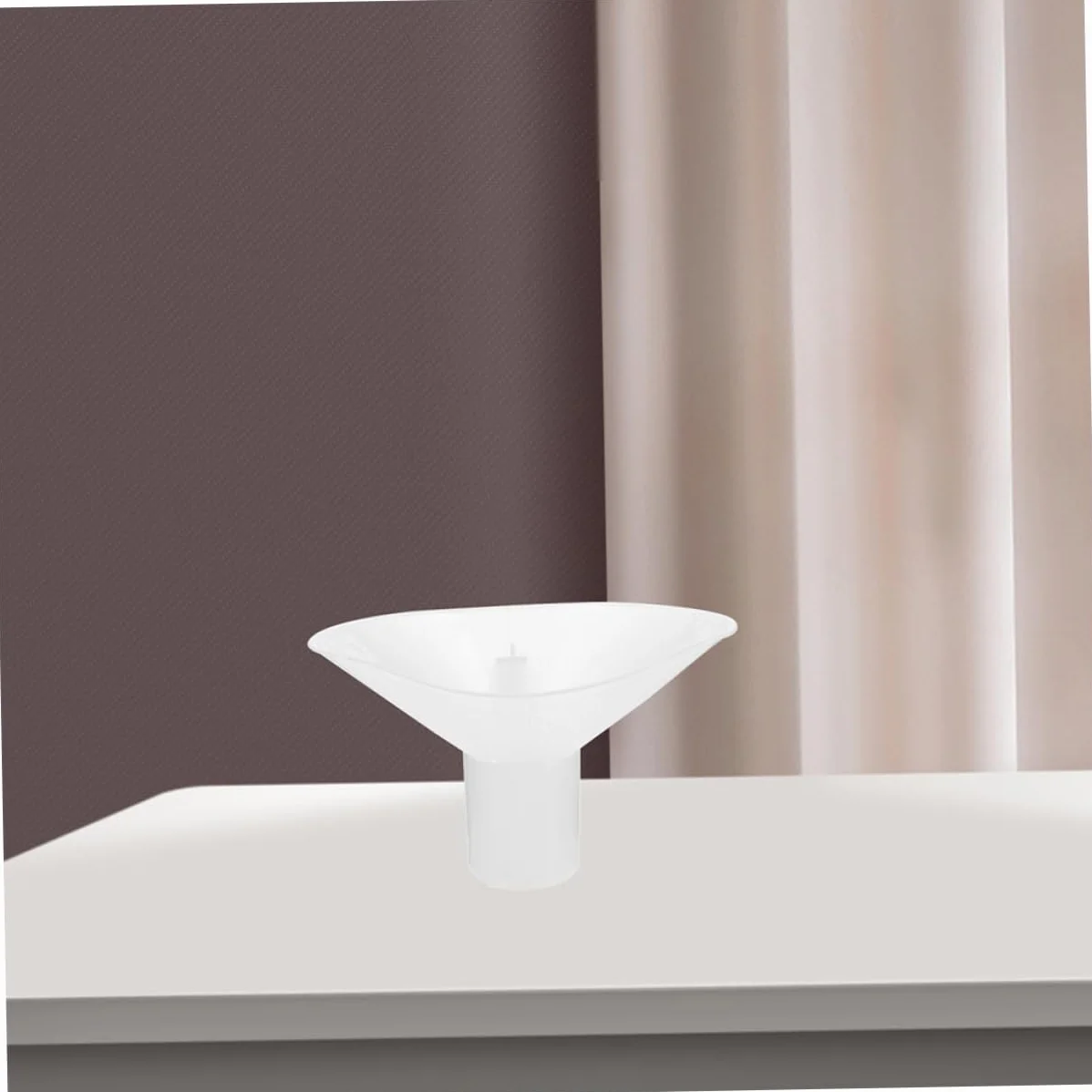 Set 4 Pezzi Bicchieri per Lavaggio degli Occhi in Plastica Bianca per Pulizia Oculare in Laboratorio