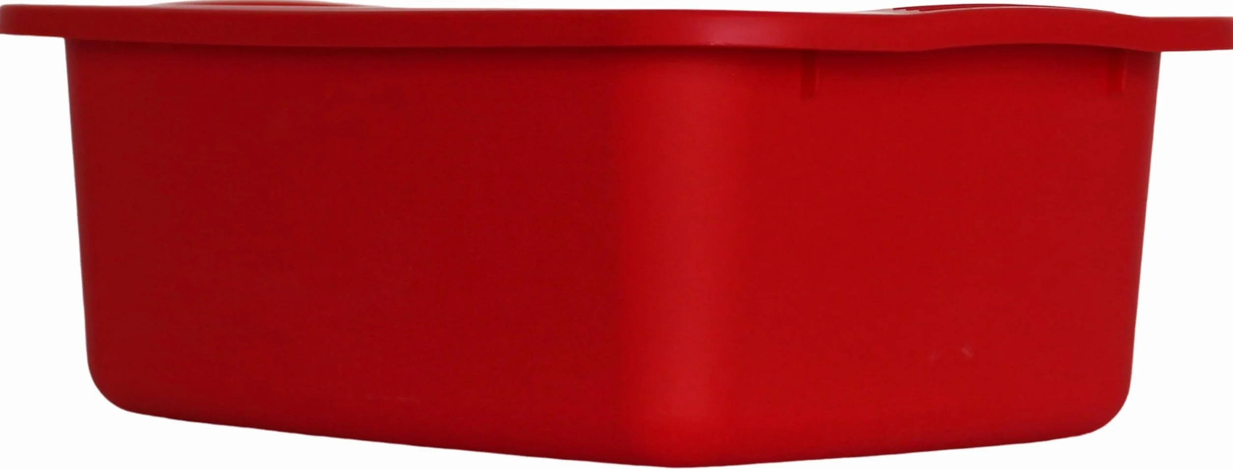 START Macchiavelli catino rettangolare rosso. Bacinella in plastica di capacità 10L. Vaschetta multiuso misure 42 x 31 x 15,5 cm