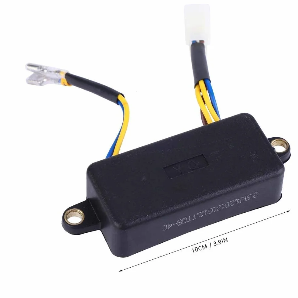 Regolatore di Tensione, Automatico AVR 250V 220UF 6 Fili per Generatore 1-3KW Distanza Tra i Fori 10 cm / 3,9 Pollici