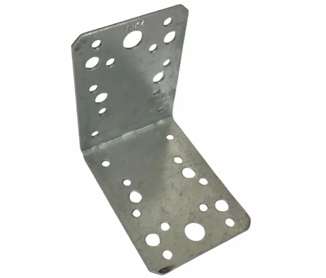 Piastra Angolare in ferro zincato cm 9 x 9 x 6,5