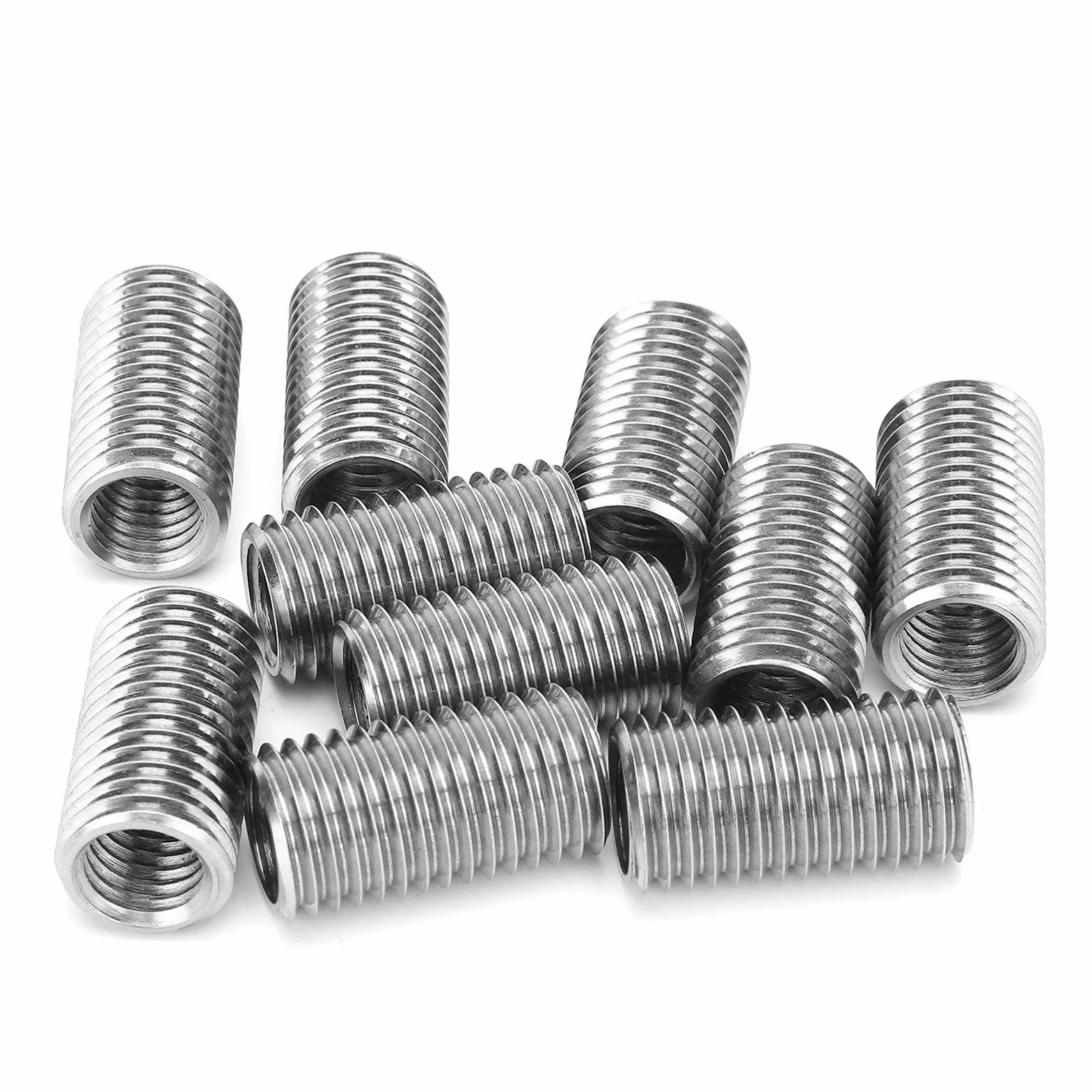 Dado Riduttore Inserto Filettato M12 a M16, Adattatore Filettato Acciaio Inox 10 Pezzi