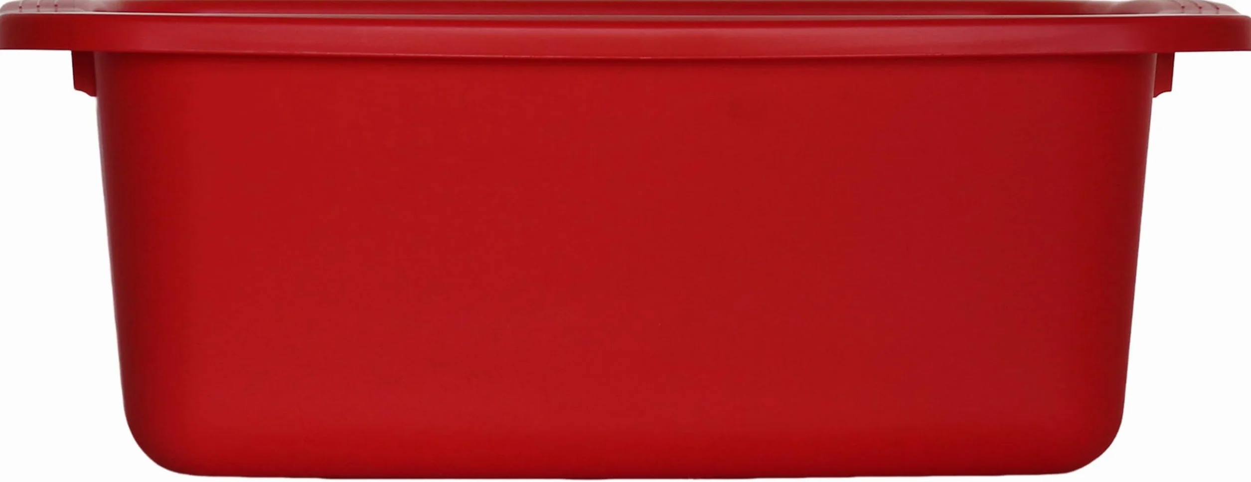 START Macchiavelli catino rettangolare rosso. Bacinella in plastica di capacità 10L. Vaschetta multiuso misure 42 x 31 x 15,5 cm