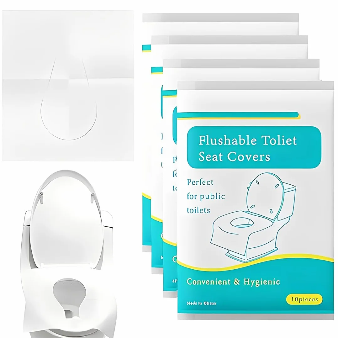Copri Water WC USA e Getta Salviette Igieniche Monouso Solubili in Acqua 40 Pezzi