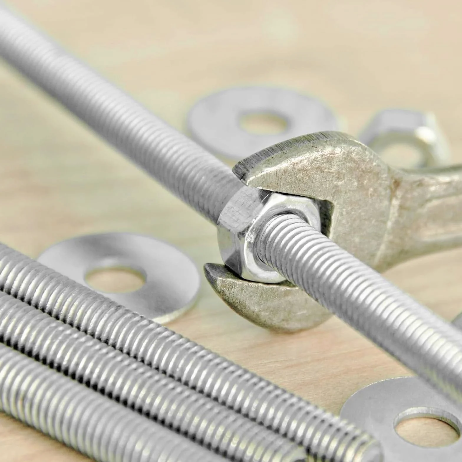 Barra Filettata Acciaio Inox M6 x 300 mm 304, Asta Filettata Confezione da 10
