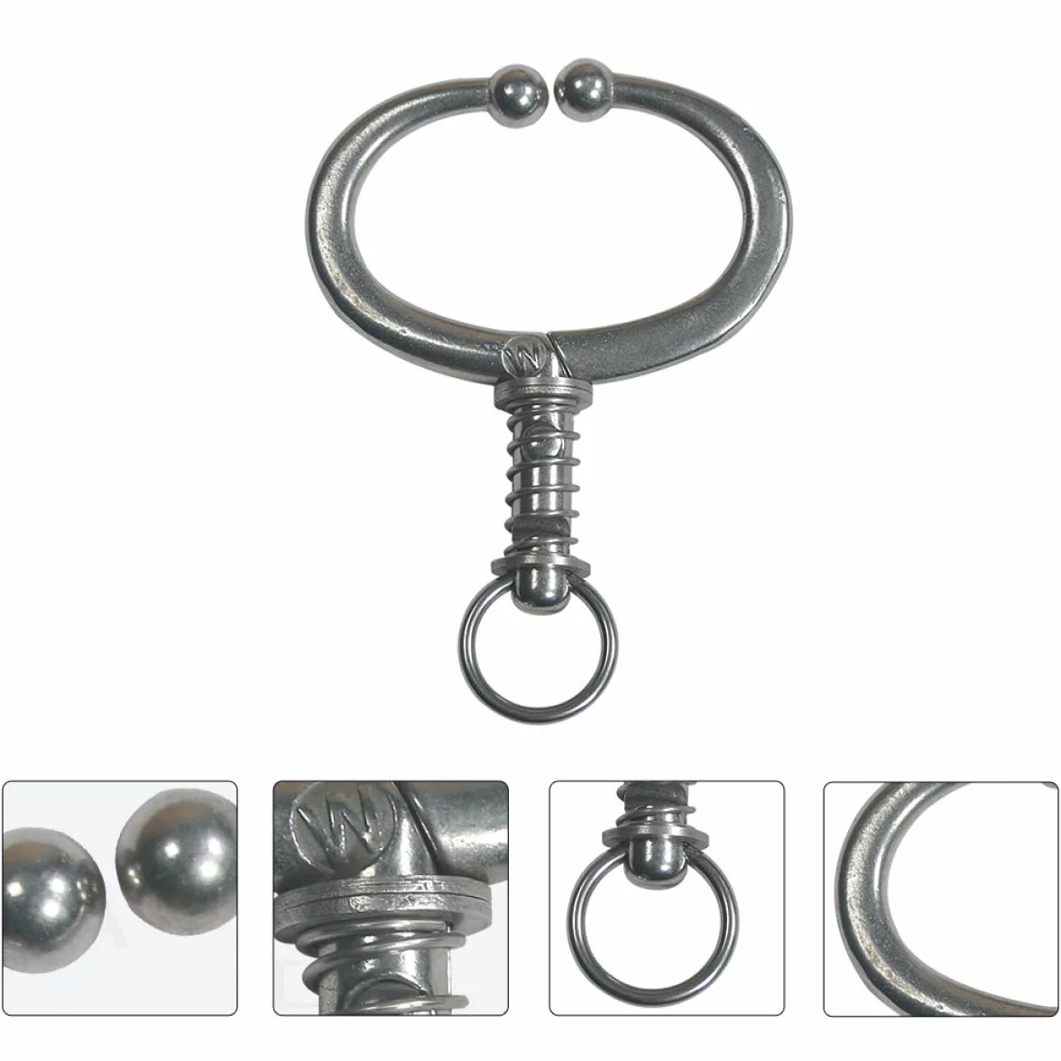 Anello Nasale in Acciaio Inox per Bovini Pinza a Becchi Spessi