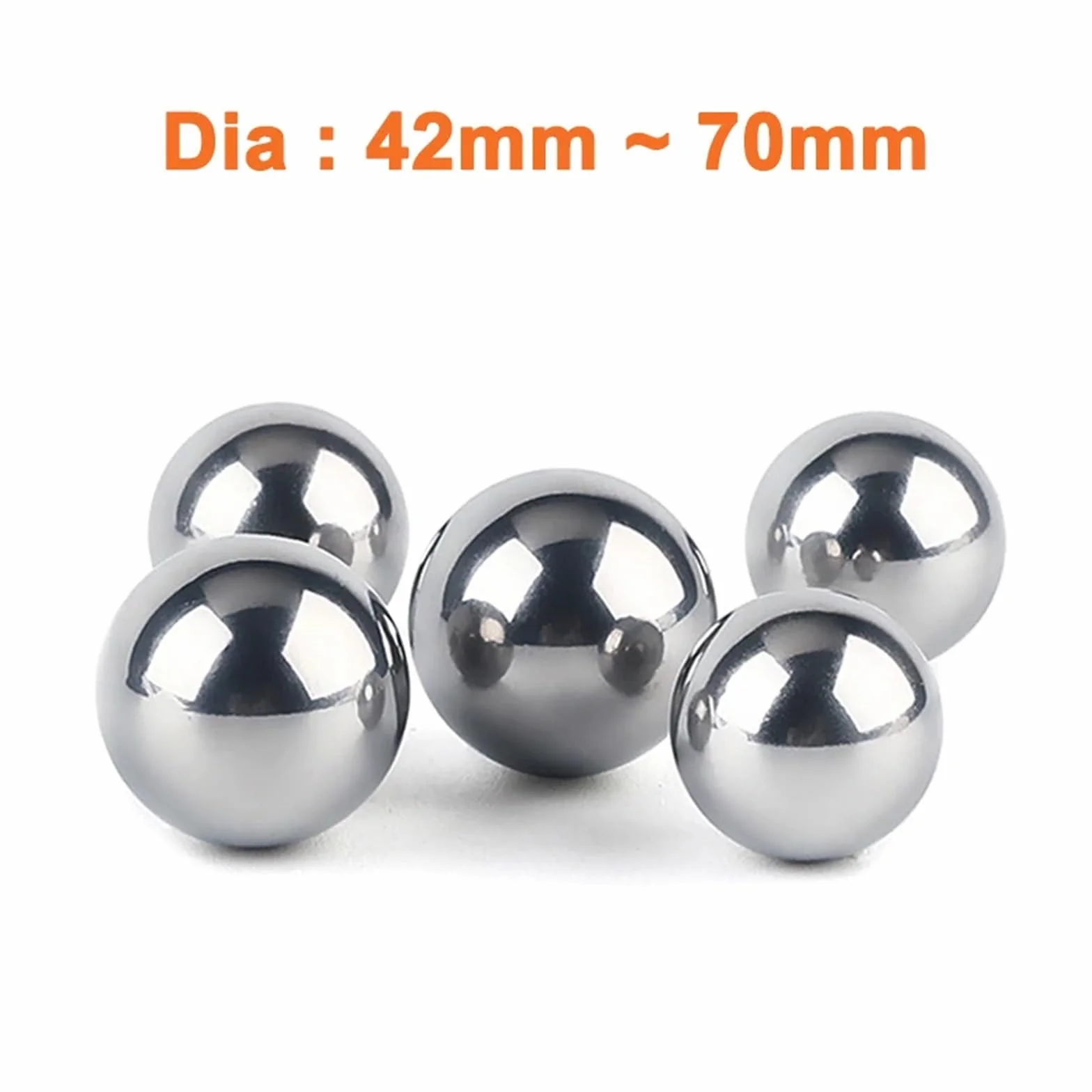 Sfera in acciaio inox 304 diametro 42-70 mm per cuscinetti ad alta precisione