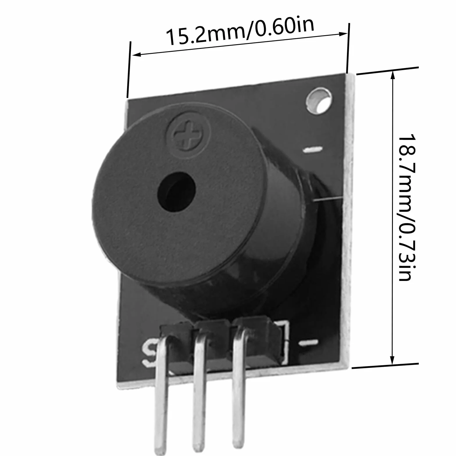 GERUI 4 x KY-006 Modulo di Allarme Buzzer Piezo Passivo compatibile con Arduino e Raspberry Pi