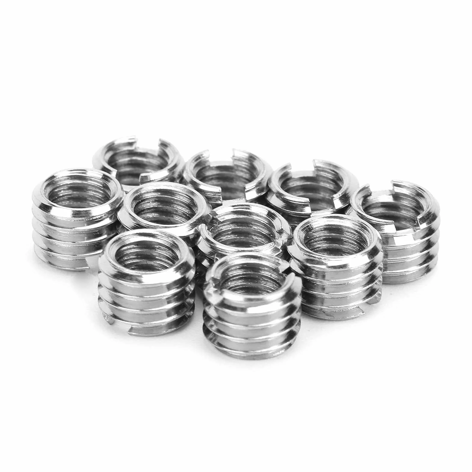 Inserti Filettati M6 M8 Lunghezza 6MM Acciaio Inossidabile Dado Riduttore Hardware Fastener