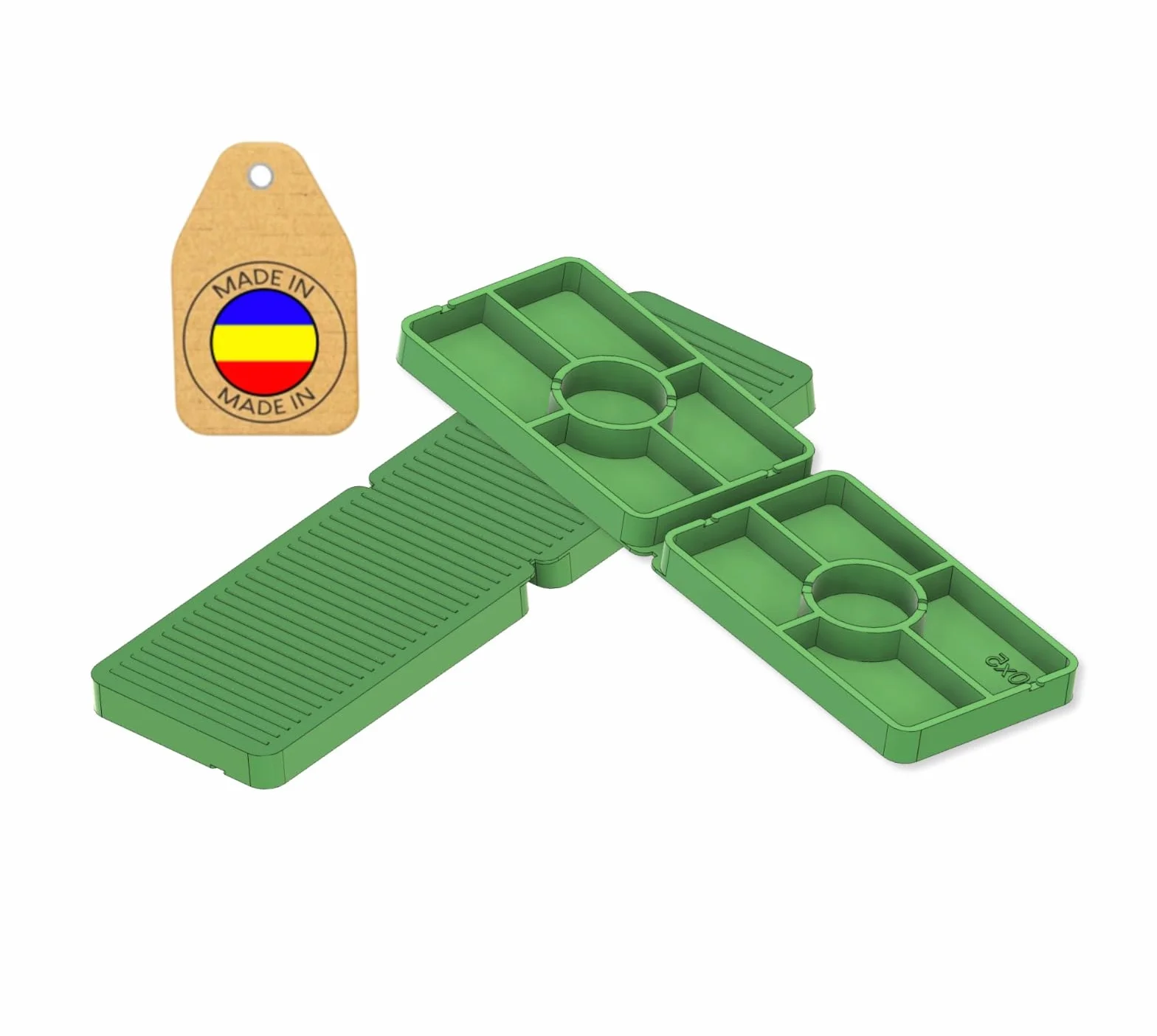50 Spessori Plastica Divisibili 30x100 mm Distanziatori Piastrelle PVC Finestre 1-5 mm