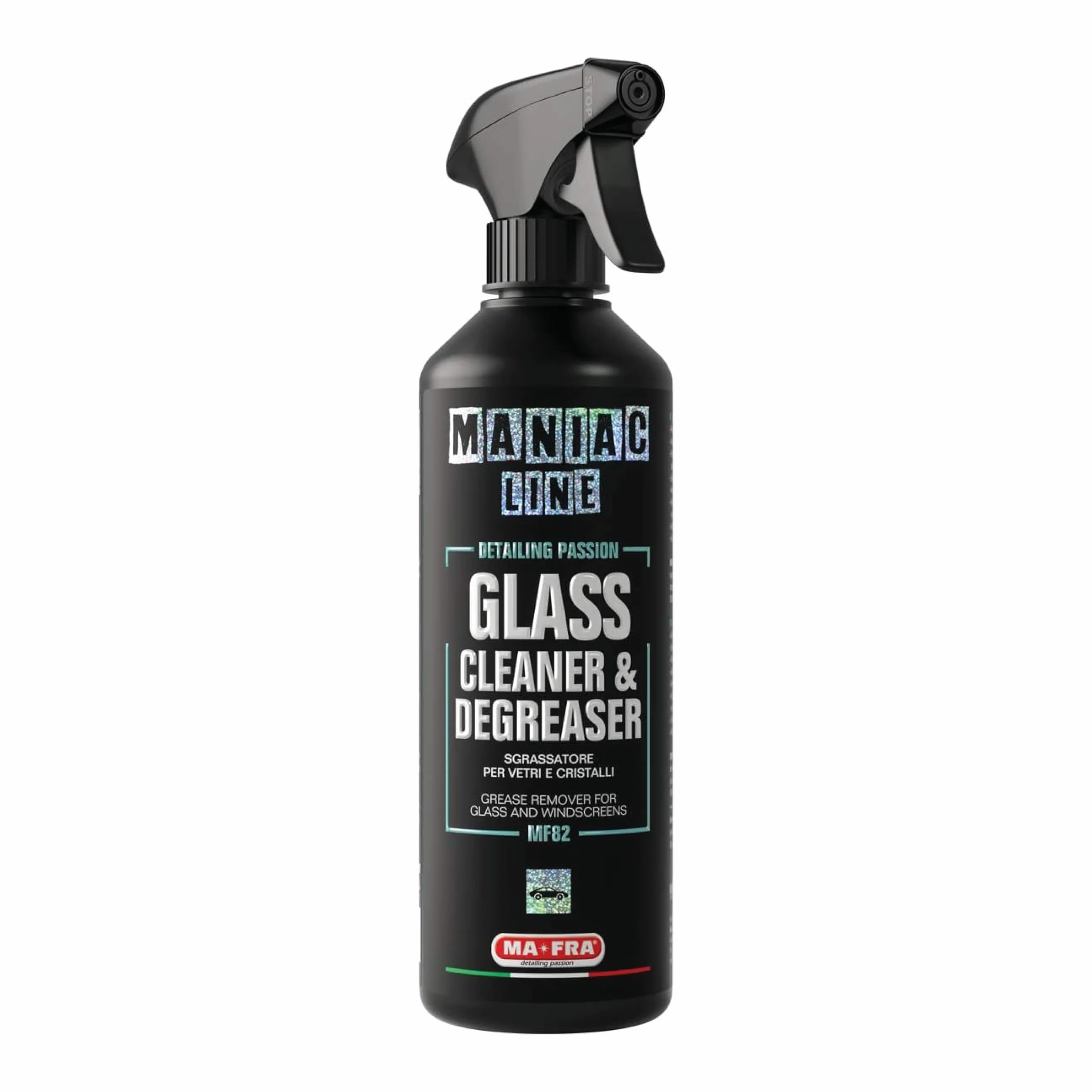 Maniac Car Detailing Line Glass Cleaner & Degreaser 1L