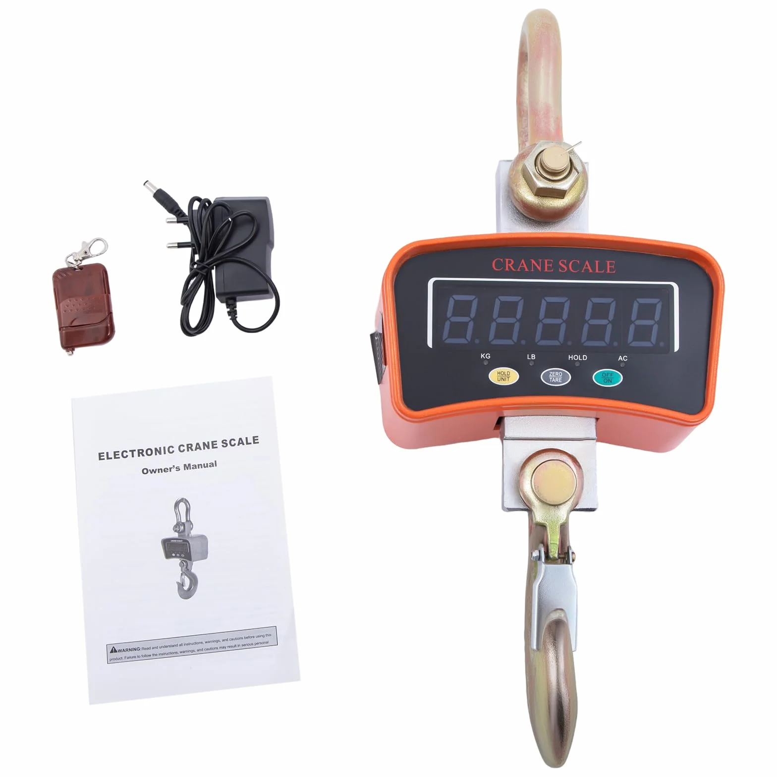 Bilancia per Gru 3000 kg 3T Heavy Duty Crane Scale Digitale con Telecomando