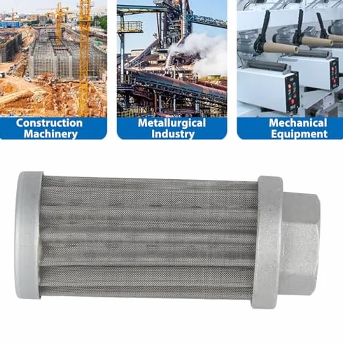 Filtro di Aspirazione Idraulico Elemento Filtro Olio a Rete Metallo per Generatore Automatico