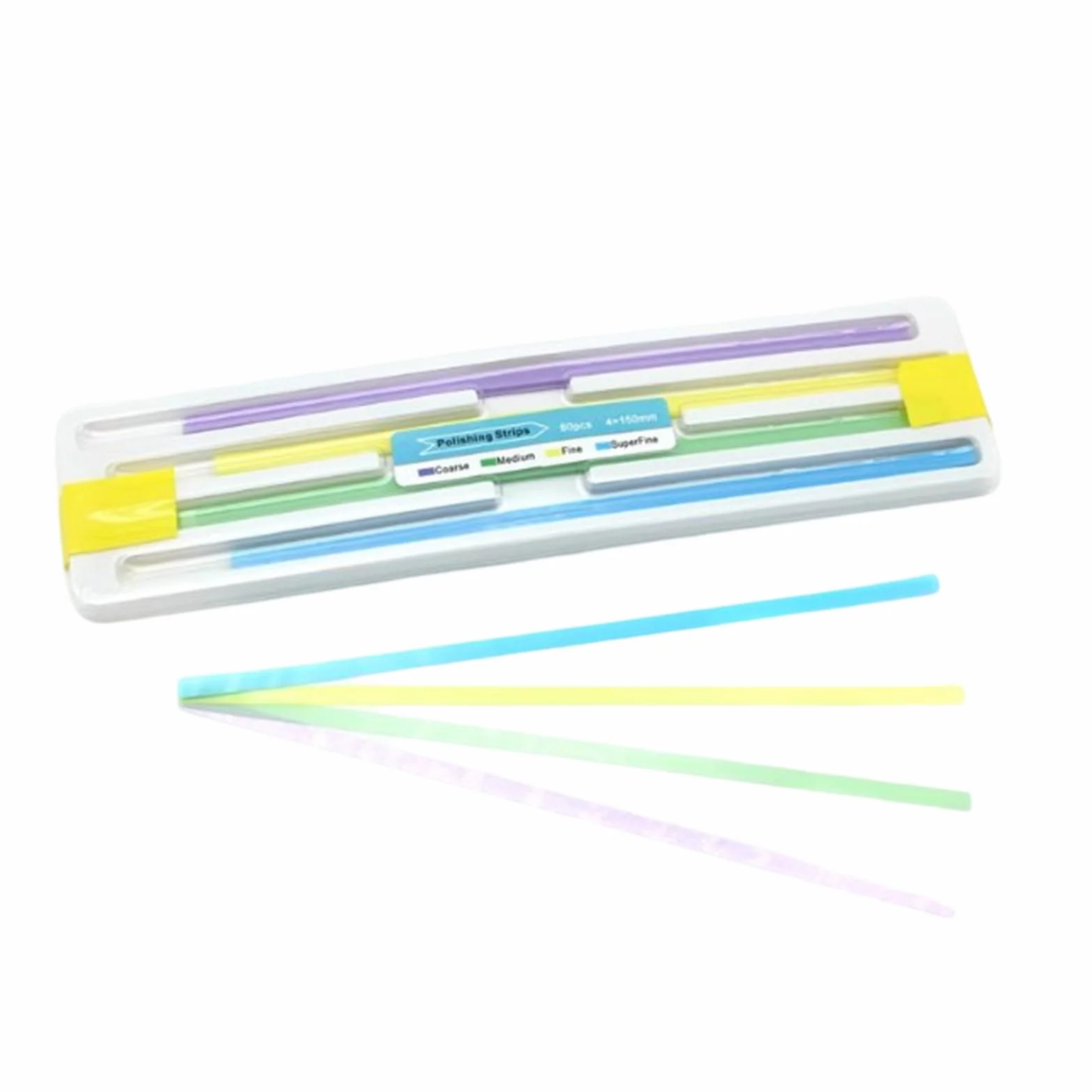 GUTERTOP 60 pezzi carta vetrata dentata per spazi intermedi, strisce abrasive dentali, kit pulizia profonda igiene orale