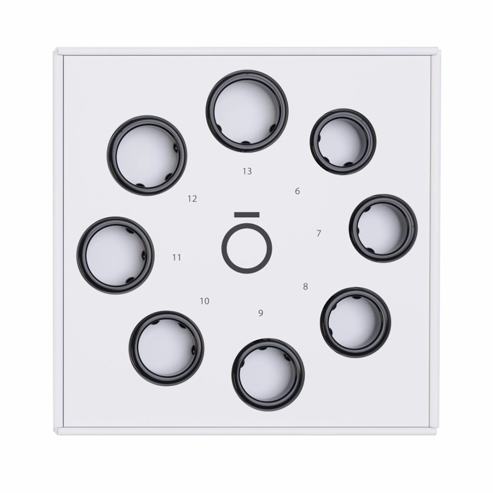 Oura Ring Gen3 Kit di misurazione | Misurazione precisa per comfort e accuratezza massimi - Compatibile con ogni tipo di dito