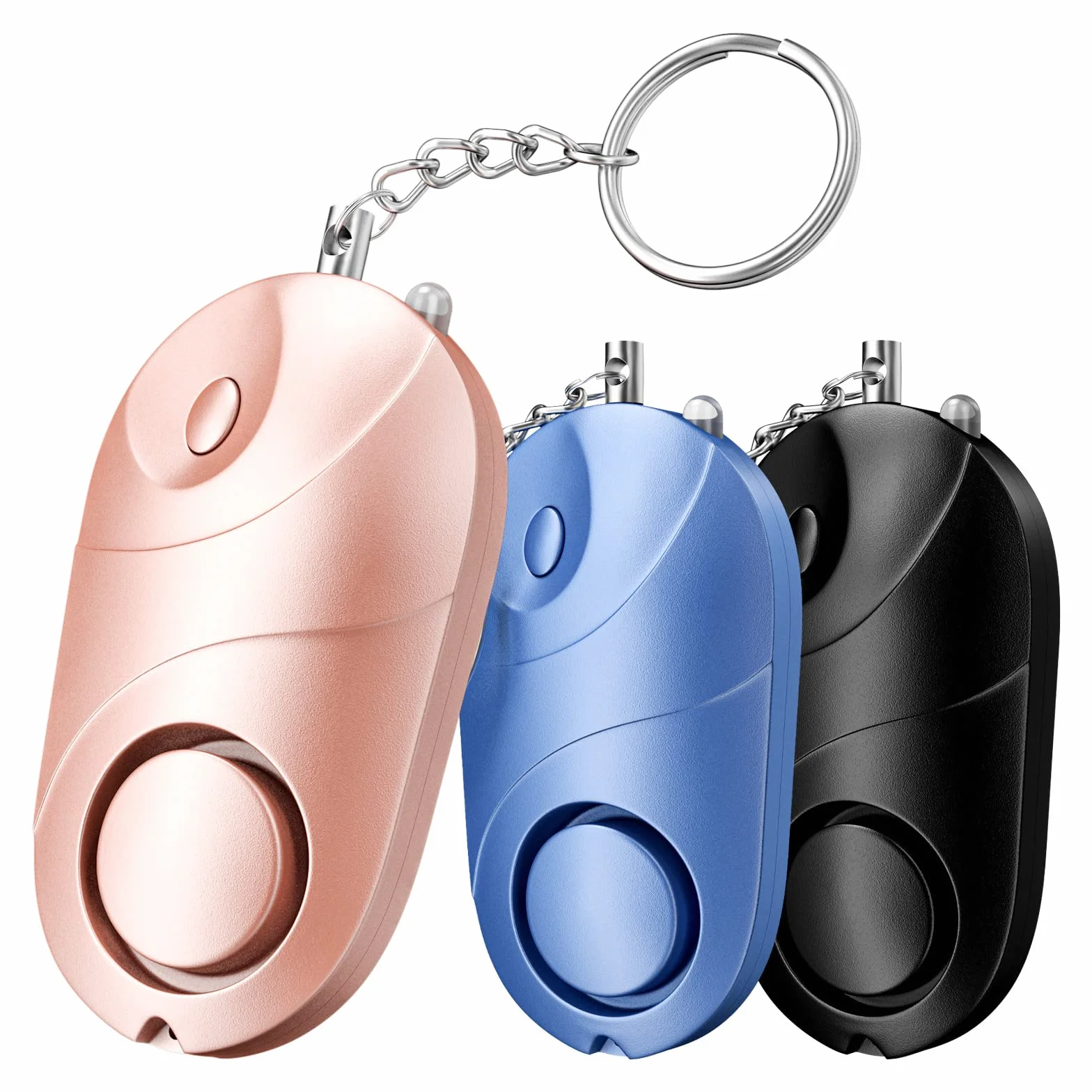 Allarme Personale Qoosea Safe Sound Allarme di Sicurezza Personale Portachiavi Sirena 140 dB con luce a LED, Allarme di sicurezza di Autodifesa di Emergenza per Bambini/Donne/Anziani/Studenti