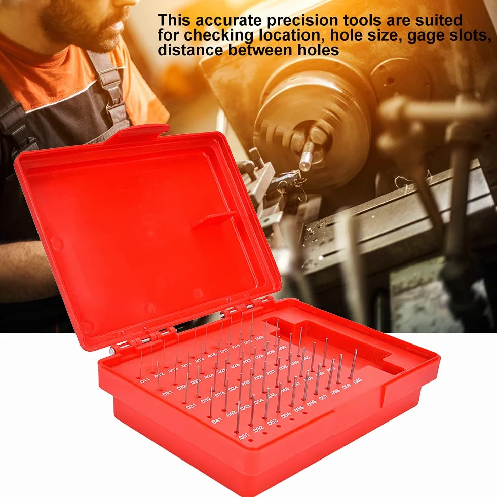 Pin Gage Set 0.011-0.060 mm Precision Steel Gage Set M0