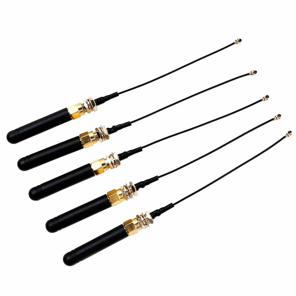 DollaTek Antenna U.FL IPX a connettore SMA 868-915 MHz per scheda Lora Lora32u4 II Wifi Lora32-5 pezzi