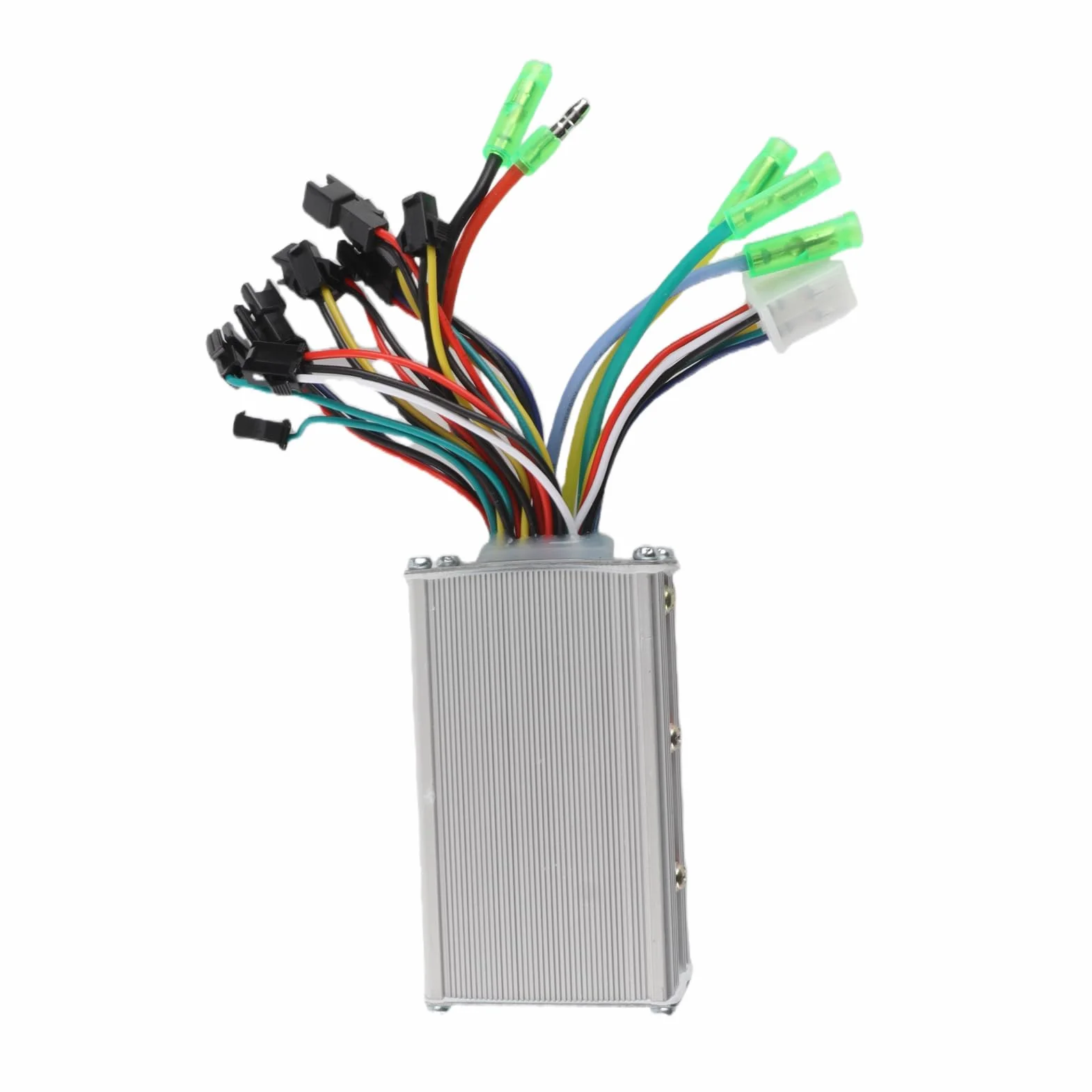 Controller Motore CC 36V 48V Controller Compatto e Durevole per Bici Elettriche con Cablaggio in Lega di Alluminio