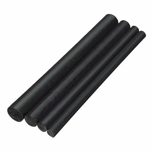 EsportsMJJ Barre di Nylon Nere Lunghe di Lunghezza di 100Mm Che progettano la Barra Rotonda di plastica di 5/6/8 / 10Mm di Barre - 5mm