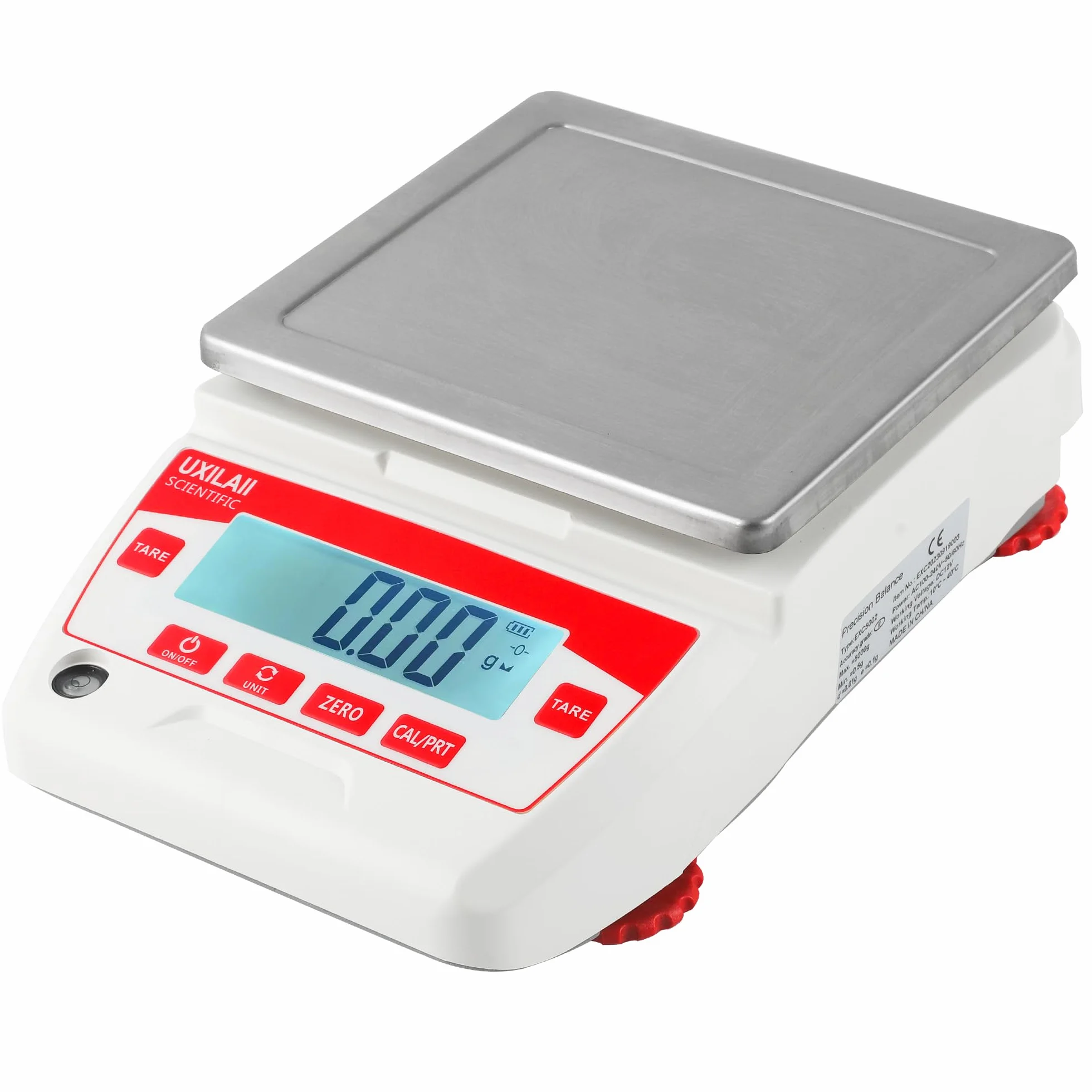 Bilancia da laboratorio 3200 g x 0,01 g Bilancia analitica elettronica ad alta precisione Bilancia analitica 0,01 g Precisione Bilancia da laboratorio Bilancia digitale Bilancia per